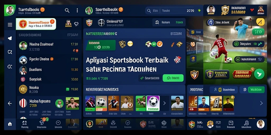 Tampilan menarik dari aplikasi Sportsbook 2739 dengan berbagai pilihan taruhan.