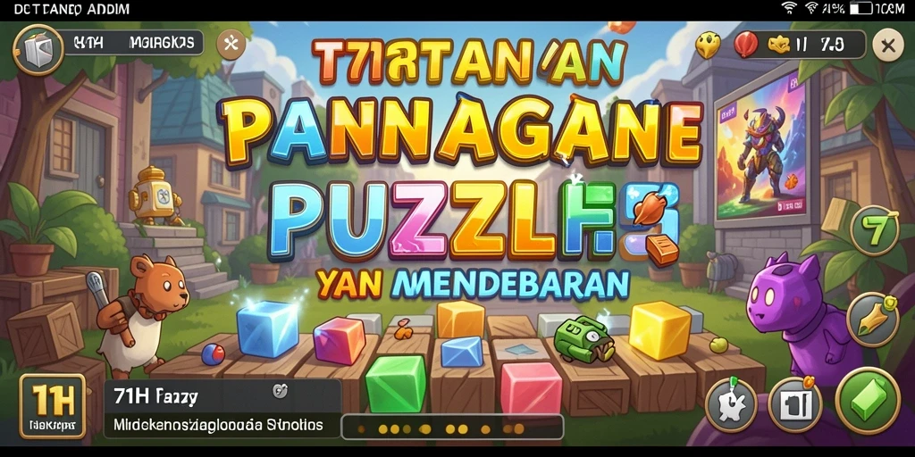 Screenshot utama 71H menampilkan gameplay Puzzle yang menantang.