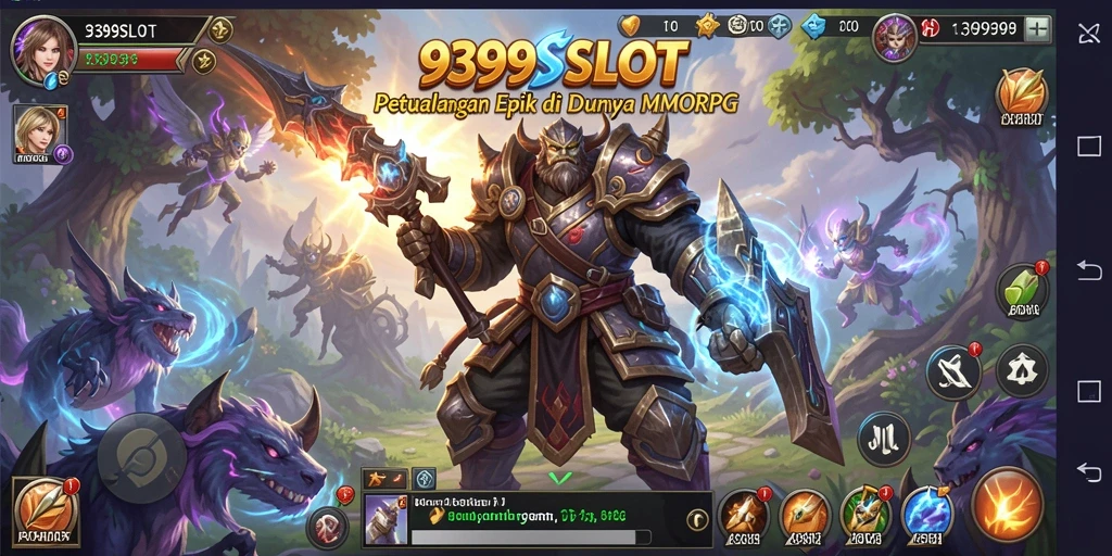 Gameplay menakjubkan dalam 9399SLOT yang menampilkan petualangan MMORPG.