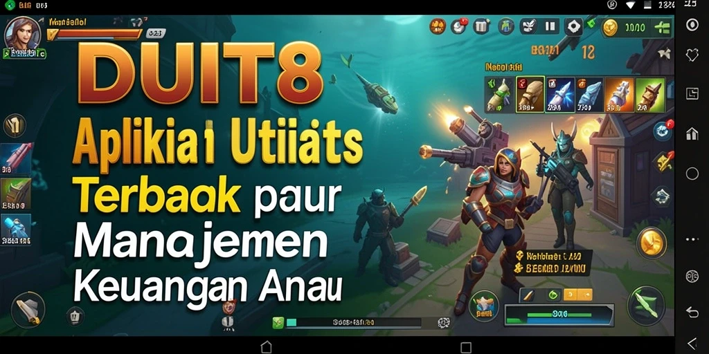 Tampilan antarmuka DUIT8 yang memudahkan pengguna dalam mengelola keuangan.