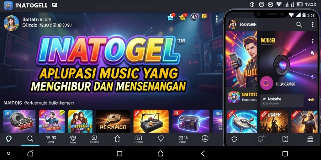 Tampilan gameplay seru dalam INATOGEL yang penuh dengan musik dan interaksi.