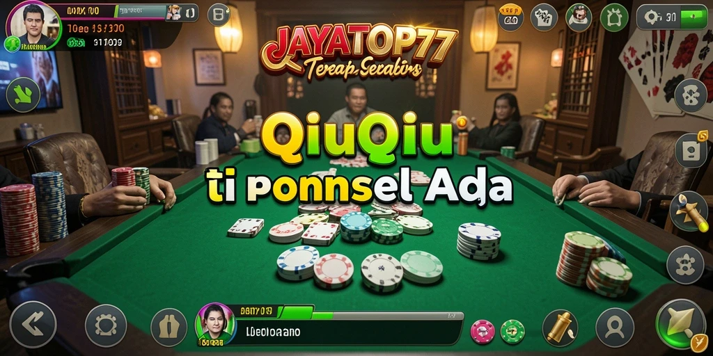 Tampilan gameplay QiuQiu di JAYATOP77 yang seru dan mendebarkan.
