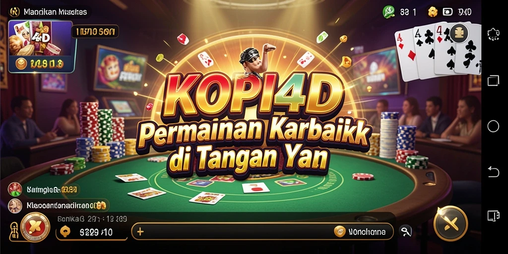Tampilan screenshot KOPI4D yang menggambarkan keseruan permainan Kasino.