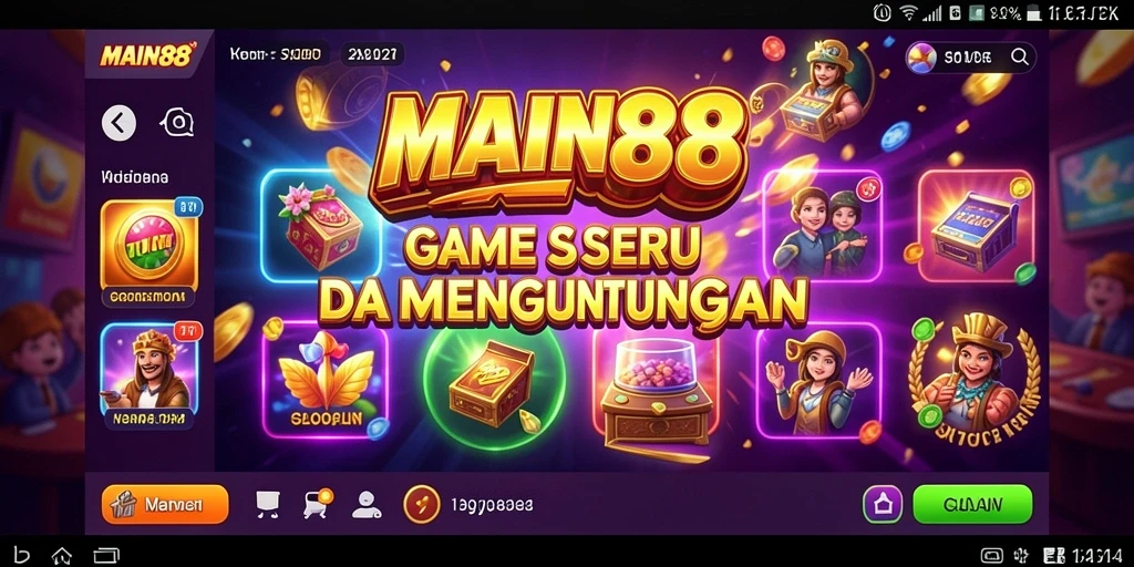 Gameplay menarik dari permainan Slot MAIN88 dalam satu layar.