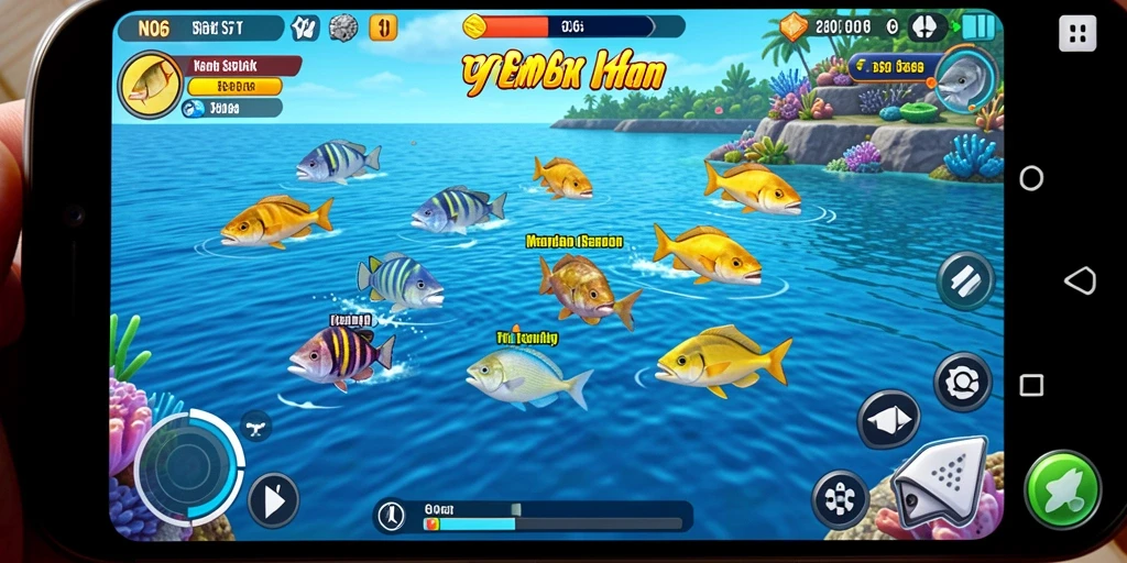 Tampilan gameplay menembak ikan yang menawan di N06.