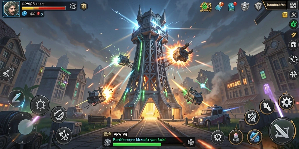 Tampilan gameplay RPVIP8 yang menegangkan dan penuh aksi.