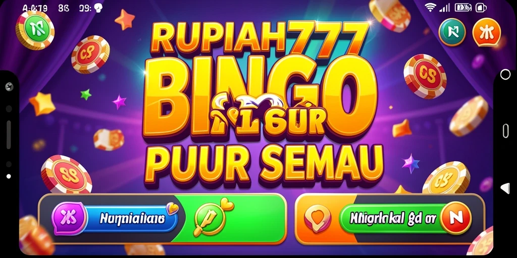 Tampilan menarik dari gameplay Bingo RUPIAH777 yang mengasyikkan.
