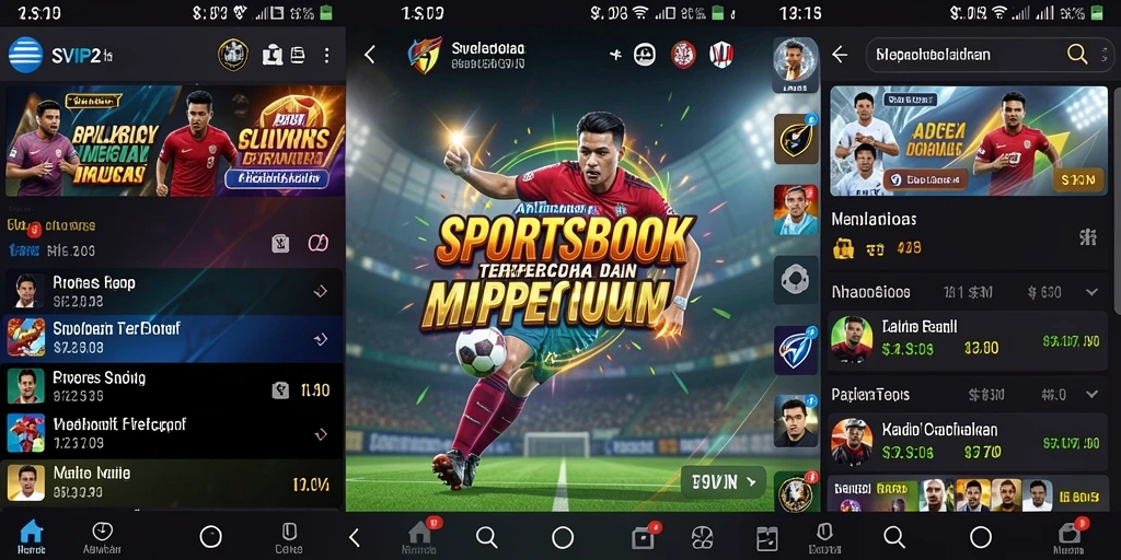 Tampilan gameplay Sportsbook yang menarik dan interaktif dari SVIP2.