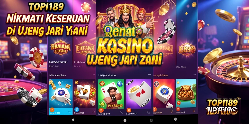 Tampilan menarik dari gameplay kasino di TOPI189.