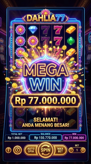 Tampilan antarmuka dahlia77 yang sederhana dan fungsional.